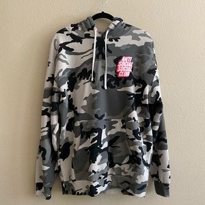 Anti Social Social Club hoodie - frozen gray camo